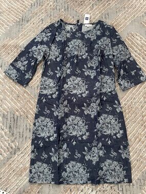 Gap Flower Denim Dress Size 0 US